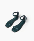 Thea Sandals in Pine Smooth Leather