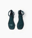Thea Sandals in Pine Smooth Leather