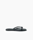 Alea Sandals in Black Smooth Leather