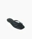 Alea Sandals in Black Smooth Leather