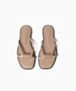 Alea Sandals in Mocca Smooth Leather