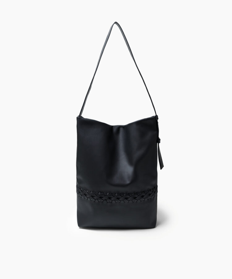 Selene Bag in Black Smooth Leather