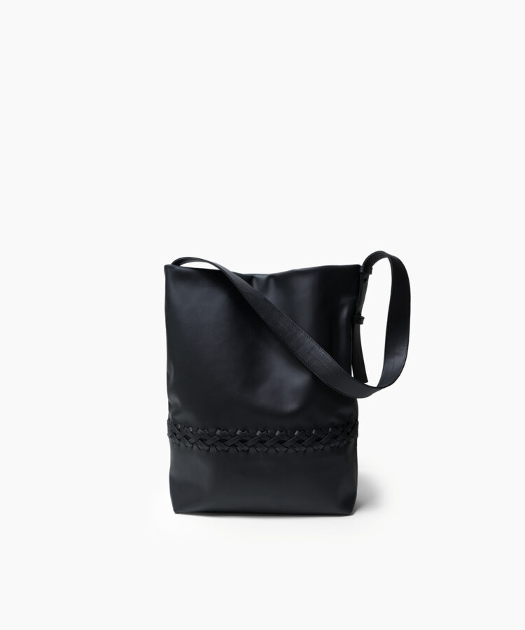 Selene Bag in Black Smooth Leather