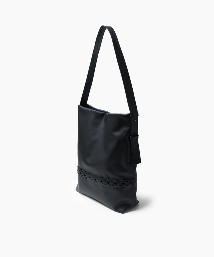 Selene Bag in Black Smooth Leather