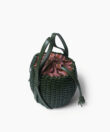 Woven Lea Bag in Pine Leather