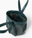 Μini Leto Bag Pine Leather & Straw