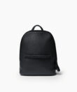 Aries Backpack in Black Grained Leather
