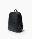 Aries Backpack in Black Grained Leather