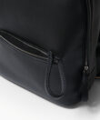 Aries Backpack in Black Grained Leather