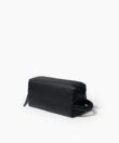 Large Washbag in Black Grained Leather