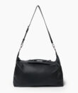 Sac Voyage in Black Grained Leather