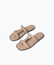 Capri Sandals in Mocca Smooth Leather